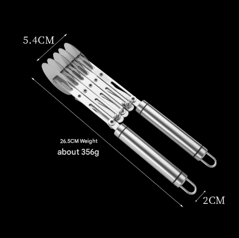 Doughnut Cutter Five Wheels Stainless Steel Multi-Wheel Rolling Dough Cutter - Pastry, Noodle & Lattice Slicer
