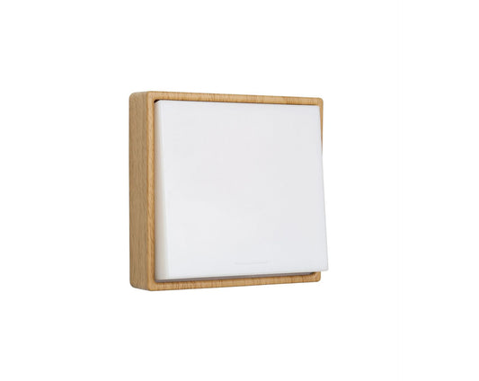 Magnetic Dimmable Night Light - Rechargeable LED Lamp with Push Switch & Delayed Off Timer(Beechwood)