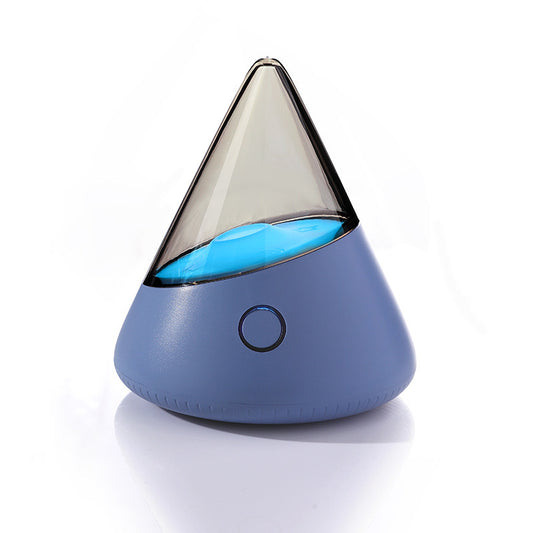 Cone Shaped Atmosphere Night Light - 4 Light Modes, Dimmable, USB-C Rechargeable(blue)