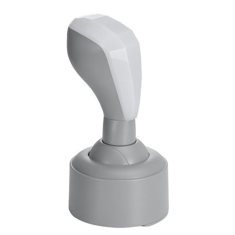 Car Gear Shifter Style LED Night Light - 3 Brightness Levels, Type-C Rechargeable & Stress Relief Gadget(Gray)
