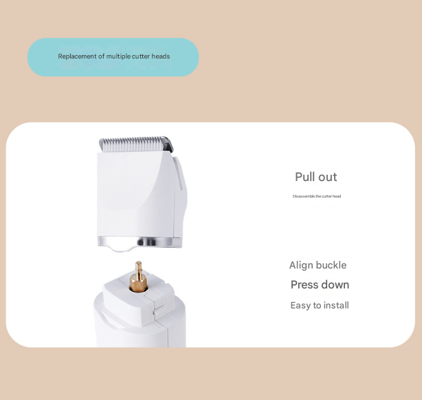 Blue Professional 4-in-1 Pet Grooming Kit - Low Noise Cordless Clippers, Trimmer & Nail Grinder for Dogs and Cats