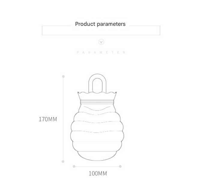 Green Microwaveable Silicone Hot Water Bottle - Honey Pot Design Hot & Cold Pack with Knitted Cover for Pain Relief & Comfort
