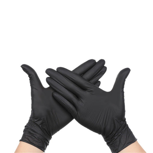 100 Pairs Black Premium Disposable Nitrile Gloves - Powder-Free & Extra Durable for Multi-Purpose Use(M)