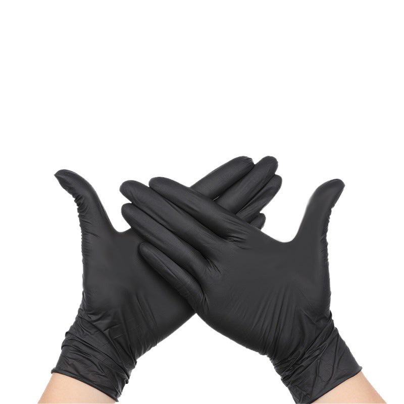 100 Pairs Black Premium Disposable Nitrile Gloves - Powder-Free & Extra Durable for Multi-Purpose Use(L)