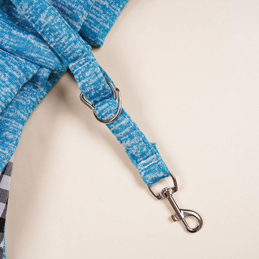 Navy blue Pet Carrier Backpack - Comfortable Shoulder Bag for Cats and Dogs, Ideal for Outdoor Use in Autumn and Winter