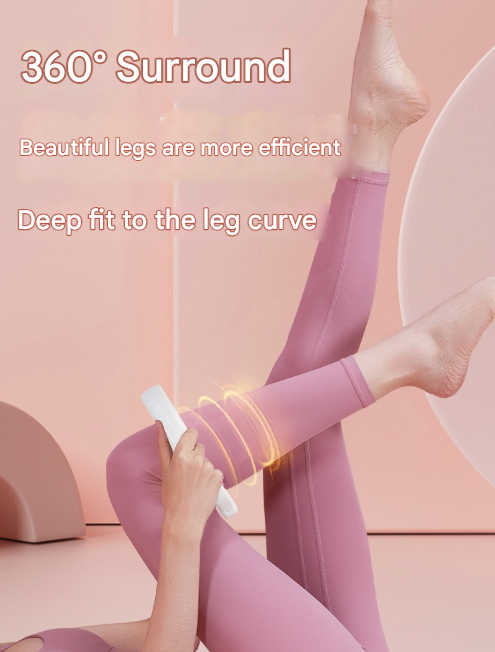 Green U-Shape 360 Degree Massage Roller - Multi-Functional Leg, Arm & Neck Massager for Muscle Relief & Recovery