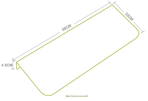 3-Pack Beige Non-Slip Luminous Stair Treads - Self-Adhesive Pet Paw Print Stair Mats 55x22x4.5cm