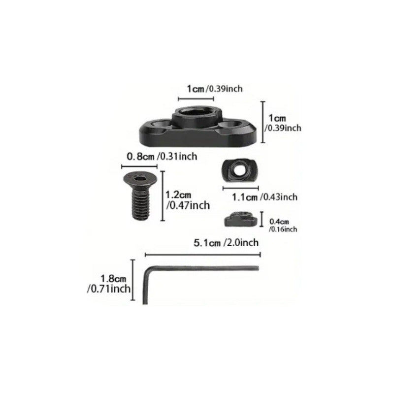 Black Quick-Adjust MS4 Tactical Sling System - Single/Two-Point Conversion Kit for Outdoor Gear