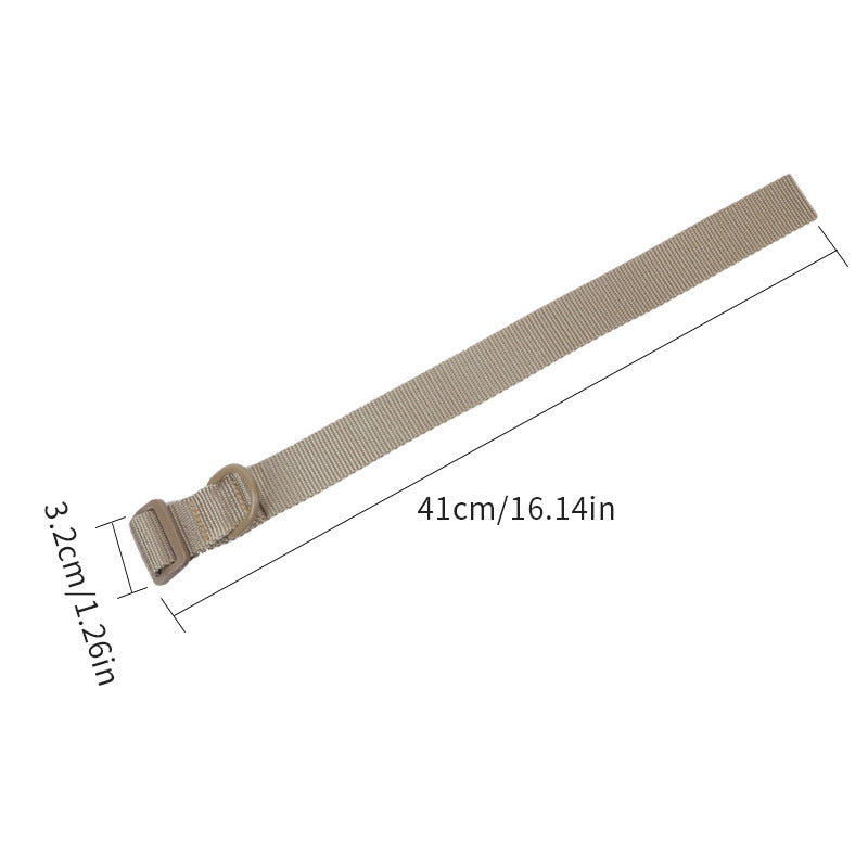 Khaki Quick-Adjust MS4 Tactical Sling System - Single/Two-Point Conversion Kit for Outdoor Gear