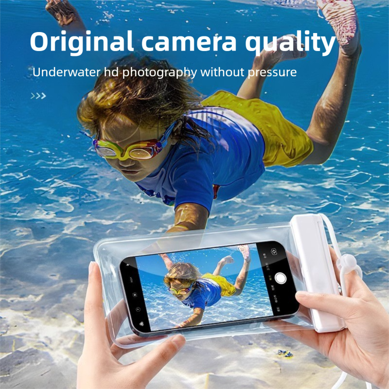 3-PCS Pink IPX8 Waterproof Phone Pouch(19×11 CM) - Universal Touch Screen & Underwater Photo Case for Swimming, Snorkeling, and Beach