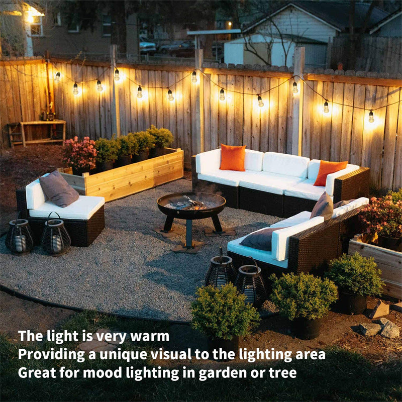 Colour Solar Powered Crystal Bubble String Lights - Waterproof Outdoor Decorative Lights