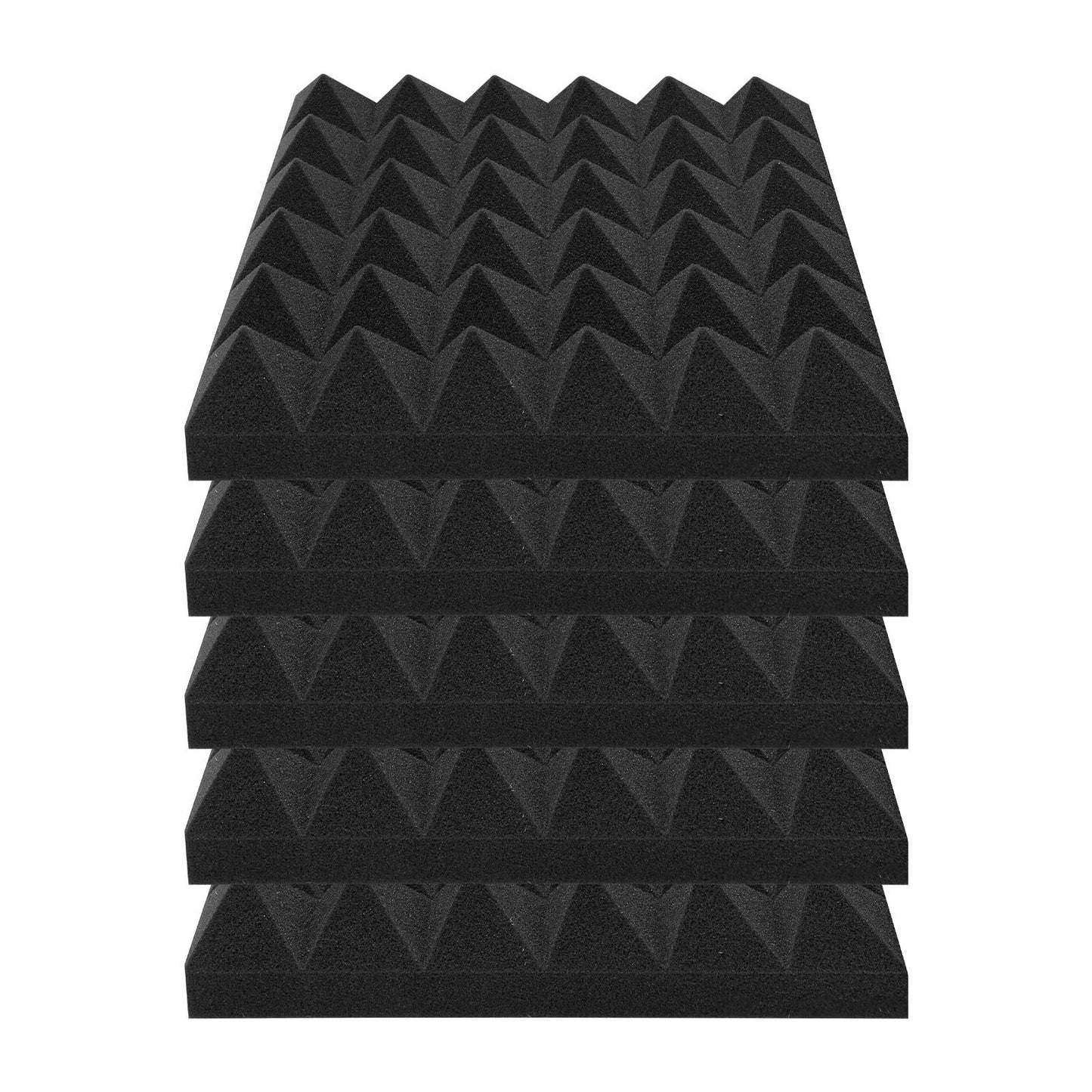 VEVOR Acoustic Foam Panels 24 Pack 12 x 12 x 2 in for Studio Wall and Ceiling