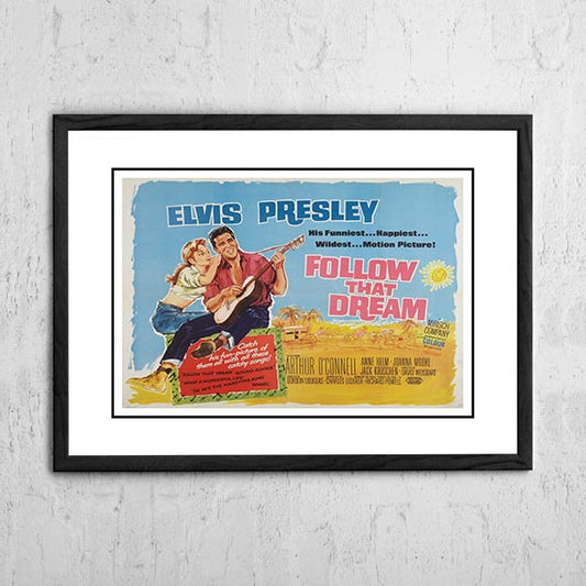 Elvis 'Follow That Dream' Framed Movie Poster! - Framed A2