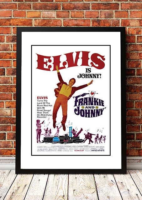 Elvis 'Frankie and Johhny' Framed Movie Poster! - Framed A4