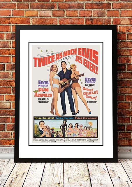 Elvis 'Fun In Acapulco' Framed Movie Poster! - Framed A2