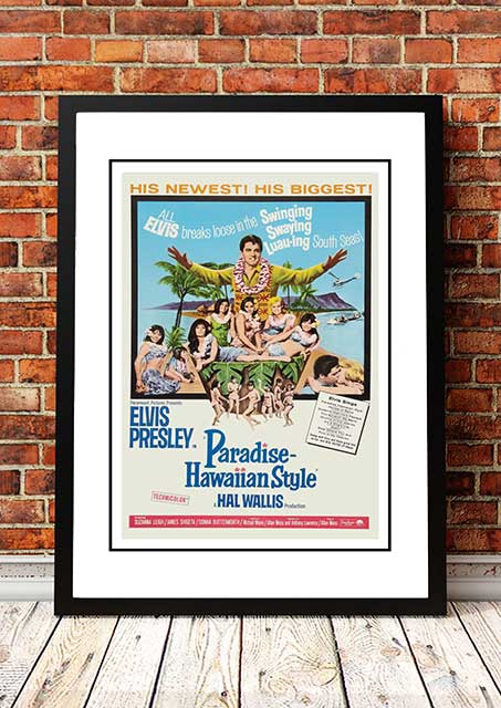 Elvis 'Paradise, Hawaiian Style' Framed Movie Poster! - Framed A2