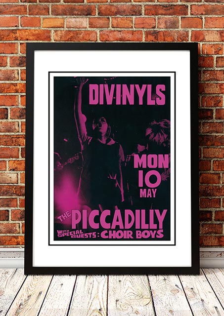 Divinyls ‘The Piccadilly’ Sydney, Australia Concert Poster 1983 - Framed A3