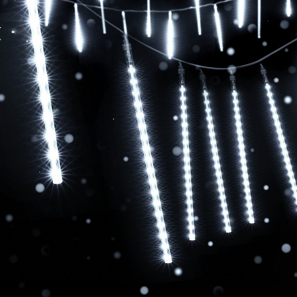 Jingle Jollys 7M Christmas Lights Shower Light 288 LED Icicle Falling Metor