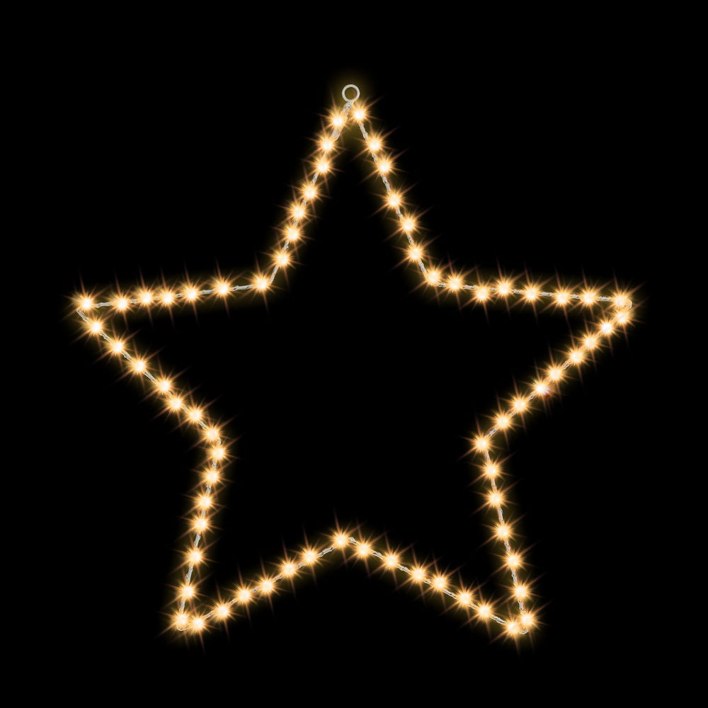 Jingle Jollys Christmas Lights 50cm Star 70 LED Xmas Decorations